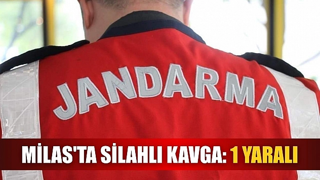 Milas'ta silahlı kavga: 1 yaralı