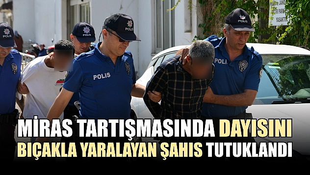 Miras tartışmasında dayısını bıçakla yaralayan şahıs tutuklandı