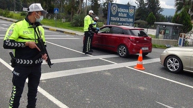 Muğla'da Jandarma ve polisten sıkı denetimi