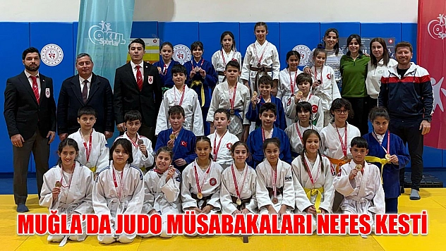 Muğla'da judo müsabakaları nefes kesti