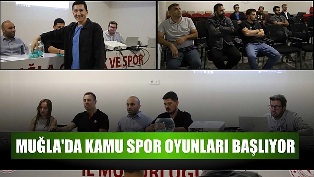 Muğla'da kamu spor oyunları başlıyor