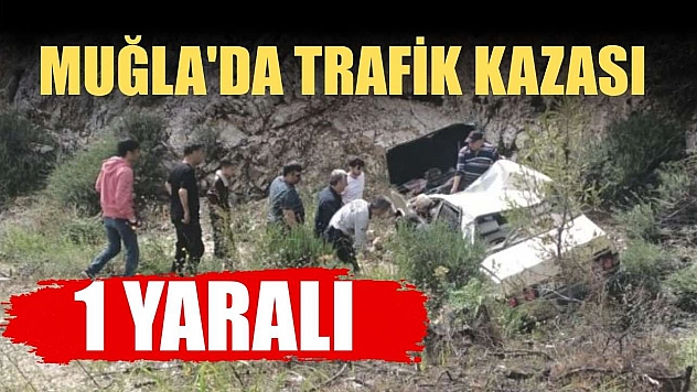 Muğla'da trafik kazası: 1 yaralı