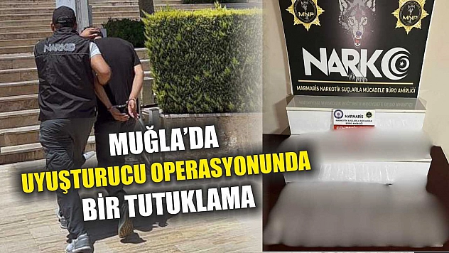 Muğla'da uyuşturucu operasyonunda bir tutuklama