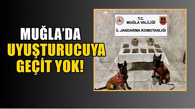 Muğla'da uyuşturucuya geçit yok!
