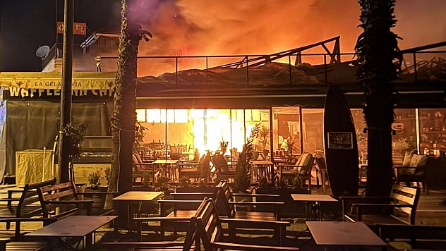 Muğla'daki işletmede yangın