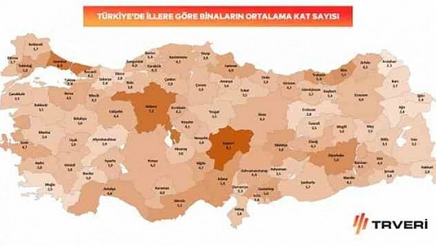 MUĞLA'NIN BİNA KAT SAYISI ORTALAMASI 2,5 OLDU
