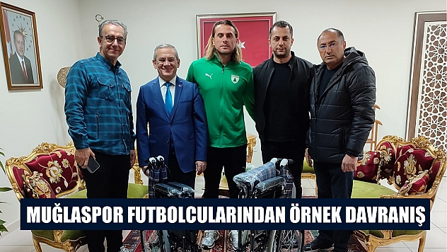 Muğlaspor futbolcularından örnek davranış