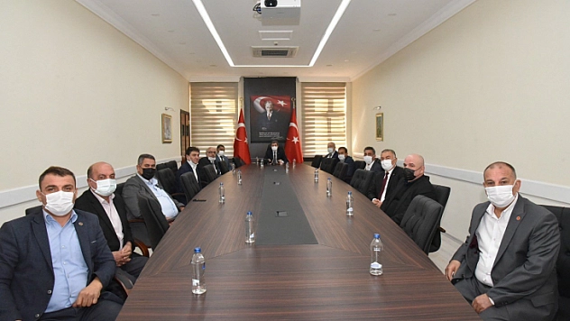 Muhtarlardan Vali Orhan Tavlı'ya Ziyaret
