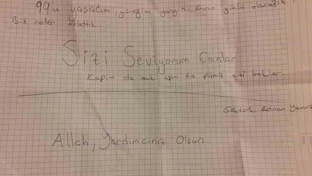 ÖĞRENCİLERİN NOTLARI DUYGULANDIRDI 