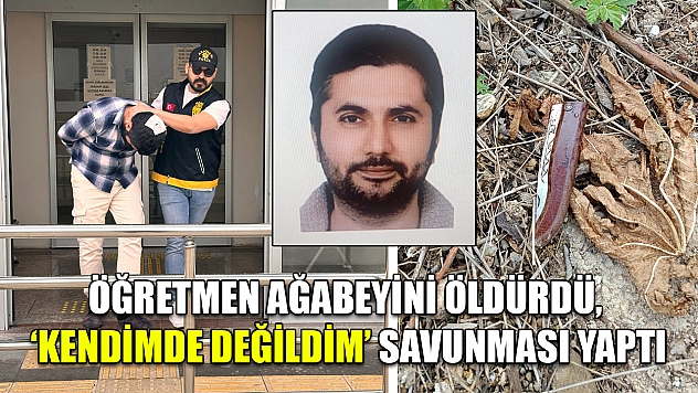 Öğretmen ağabeyini öldürdü, 'Kendimde değildim' savunması yaptı