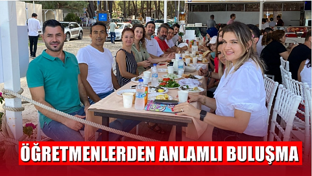 Öğretmenlerden anlamlı buluşma