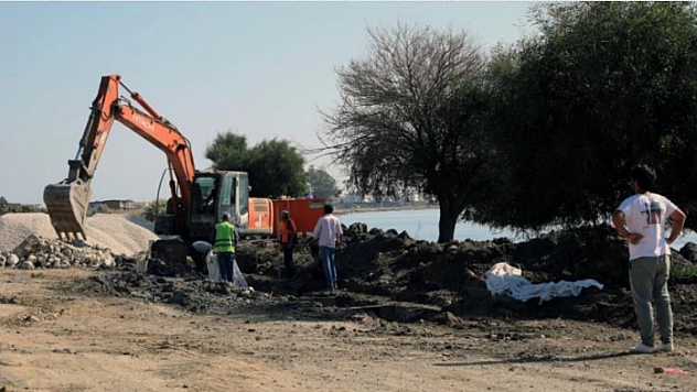 Ören kanalizasyon hat çalışmaları devam ediyor