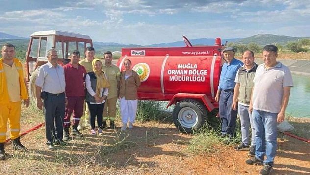 Orman köylülerine su tankeri