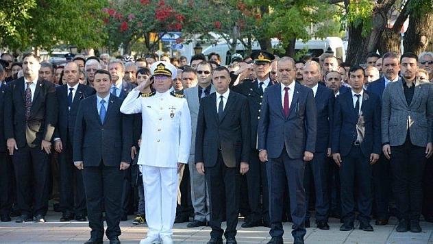 Ortaca'da 10 Kasım Atatürk'ü anma töreni