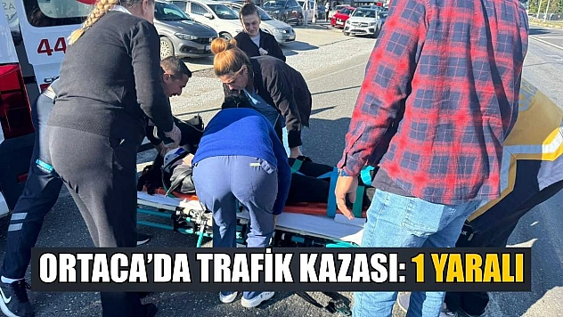 Ortaca'da trafik kazası: 1 yaralı