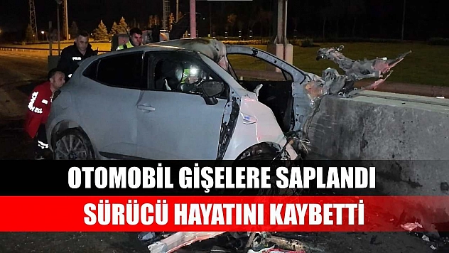 Otomobil gişelere saplandı: Sürücü hayatını kaybetti
