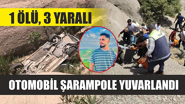 Otomobil şarampole yuvarlandı: 1 ölü, 3 yaralı