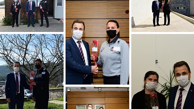 Rektör Çiçek, kadın çalışanların gününü kutladı