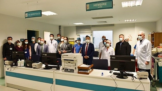 Rektör Çiçek'ten İnme Merkezi'ne ziyaret