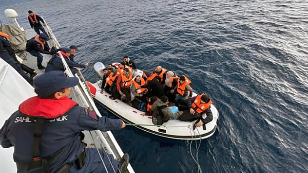 Sahil Güvenlik Ekiplerince göçmenler kurtarıldı