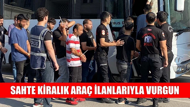Sahte kiralık araç ilanlarıyla vurgun