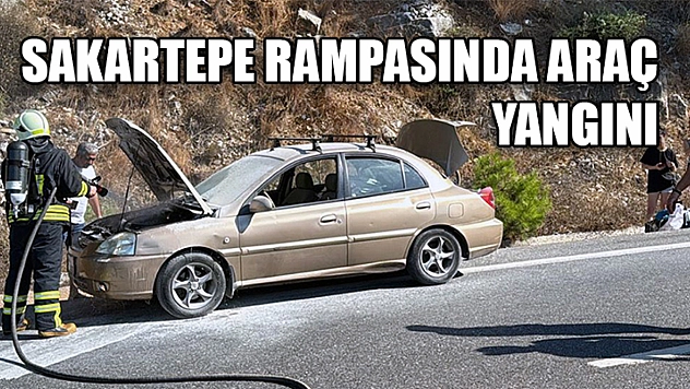 Sakartepe Rampasında Araç Yangını