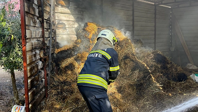 Samanlık yangını korkuttu