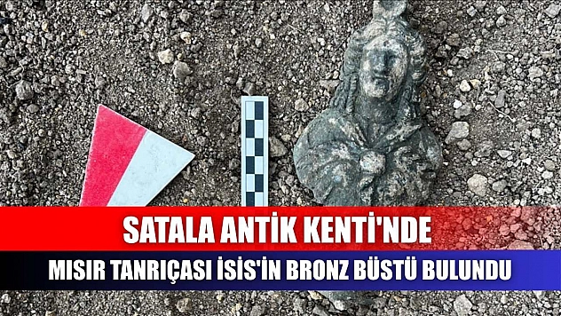 Satala Antik Kenti'nde Mısır Tanrıçası İsis'in bronz büstü bulundu