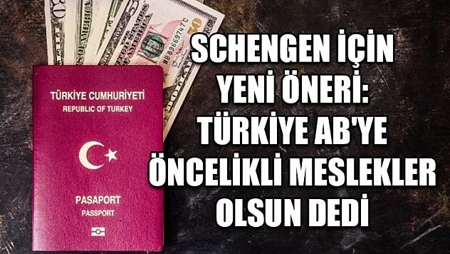 Schengen için yeni öneri: Türkiye AB'ye öncelikli meslekler olsun dedi