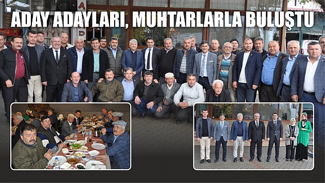 Seydikemer'de AK Parti Aday Adayları, Muhtarlarla Kahvaltıda Buluştu