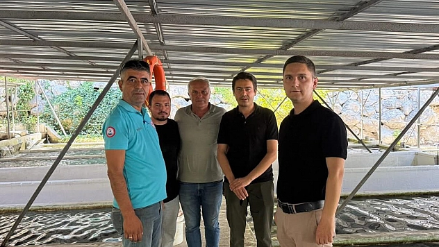 Seydikemer'de Alabalık Üretim Tesislerine Ziyaret