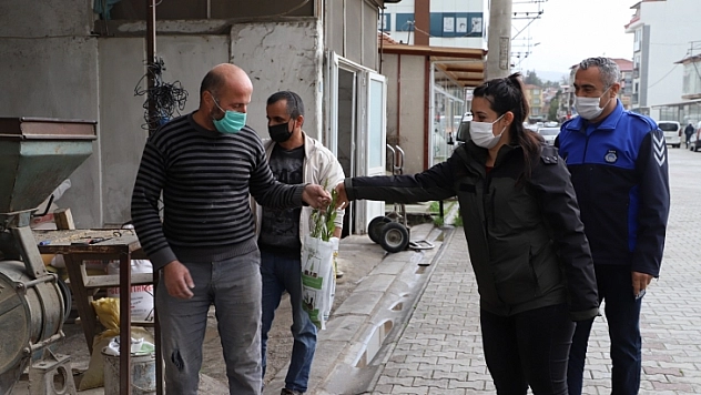 Seydikemer'de Orman Haftasına özel fidan dağıtıldı