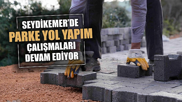 Seydikemer'de Parke Yol Yapım Çalışmaları Devam Ediyor
