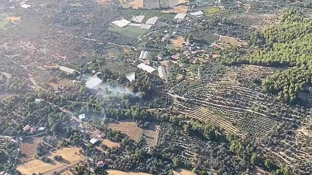 Seydikemer Saklıkent'te Çıkan Yangın Büyümeden Kontrol Altına Alındı