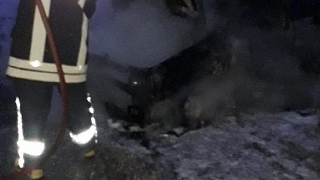 Seyir halindeyken yanmaya başladı