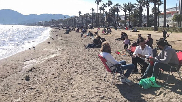 Şubat ayında deniz keyfi