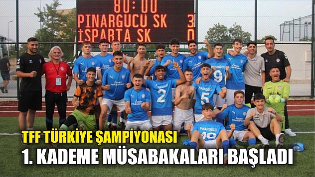 TFF Türkiye Şampiyonası 1. Kademe müsabakaları Denizli'de başladı