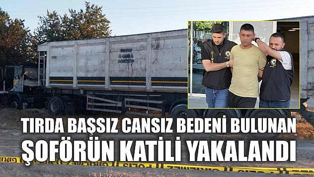 Tırda başsız cansız bedeni bulunan şoförün katili yakalandı