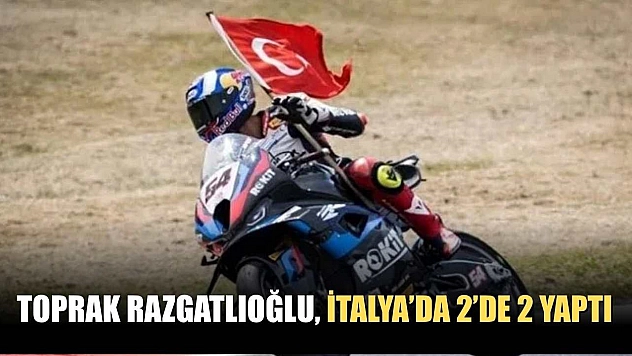Toprak Razgatlıoğlu, İtalya'da 2'de 2 yaptı