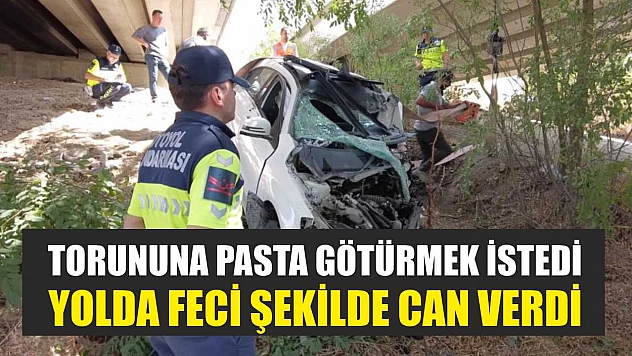 Torununa Pasta Götürmek İstedi, Yolda Feci Şekilde Can Verdi