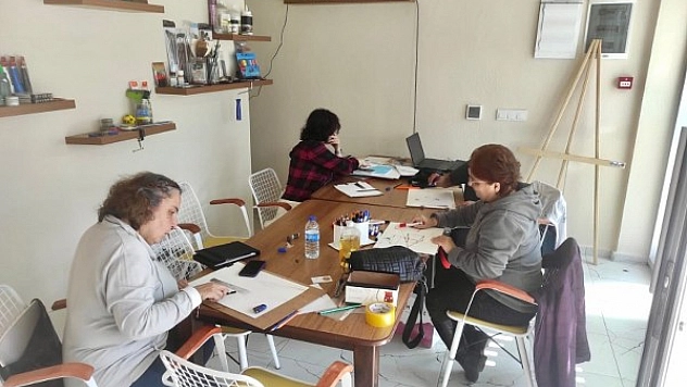 Turgutreis Yaşam Merkezi'nde atölye çalışmaları başladı
