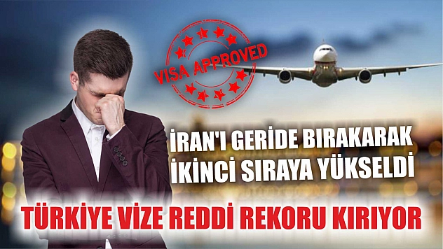 Türkiye Vize Reddi Rekoru Kırıyor: İran'ı Geride Bırakarak İkinci Sıraya Yükseldi!