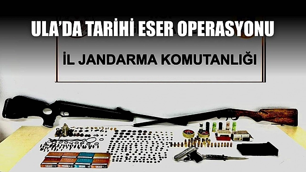 Ula'da tarihi eser operasyonu