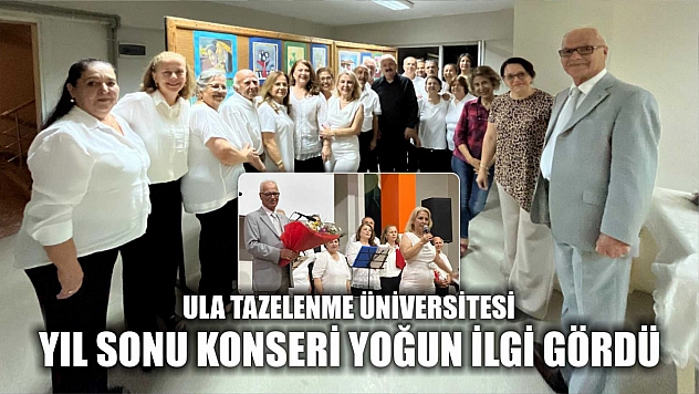 Ula Tazelenme Üniversitesi Yıl Sonu Konseri Yoğun İlgi Gördü
