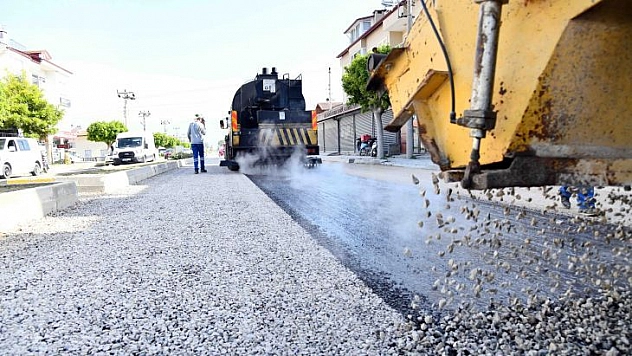 Üstyapı çalışmaları başladı