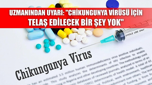 Uzmanından uyarı: 'Chikungunya virüsü için telaş edilecek bir şey yok'