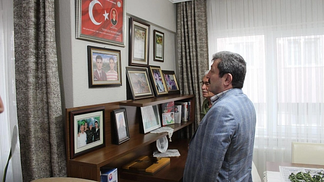 Vali Tavlı, Şehit Ailelerini Ziyarette Bulundu