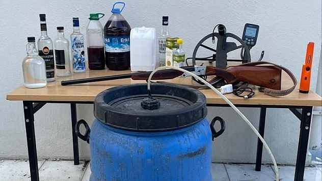 YATAĞAN'DA SAHTE ALKOL OPERASYONU