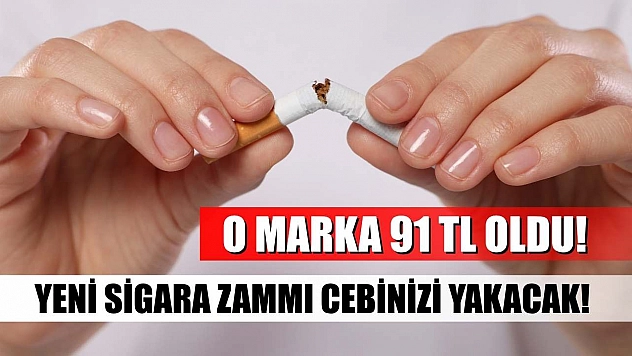 Yeni Sigara Zammı Cebinizi Yakacak! O Marka 91 TL Oldu!
