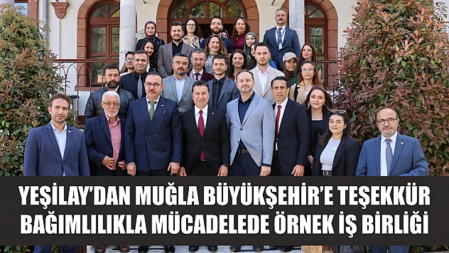 Yeşilay'dan Muğla Büyükşehir'e Teşekkür: Bağımlılıkla Mücadelede Örnek İş Birliği